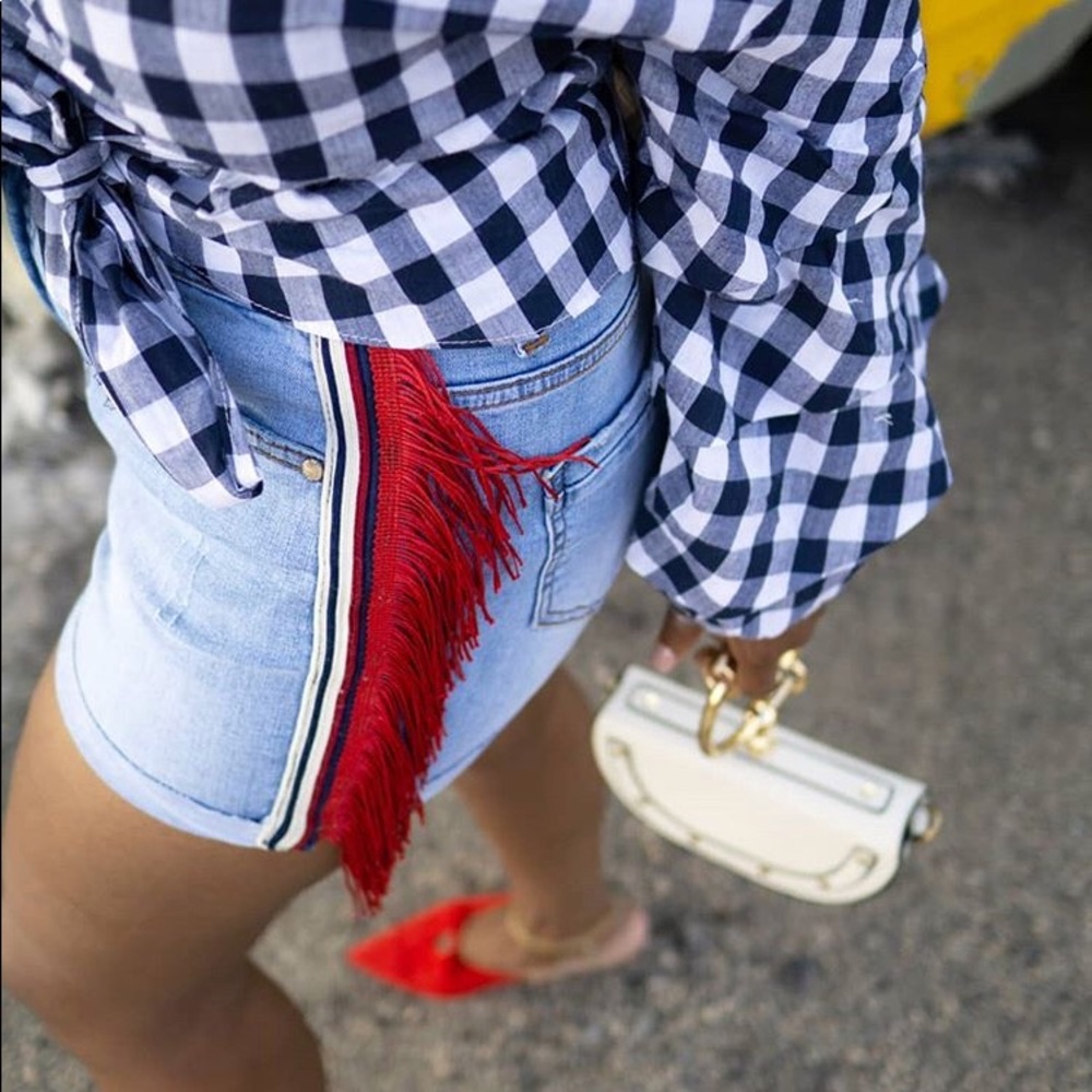 Fringe tassel shorts